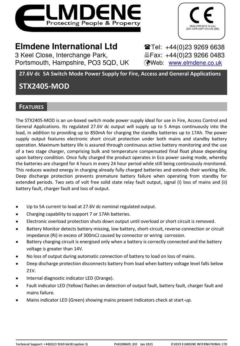 Elmdene STX2405-MOD User manual