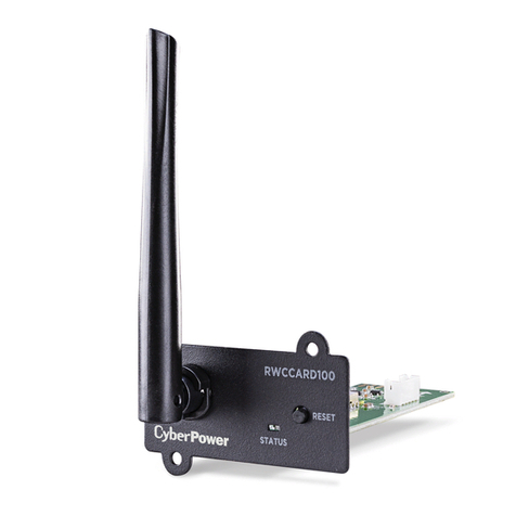 CyberPower RWCCARD100 User manual