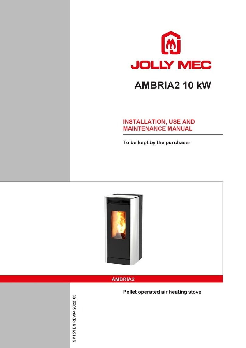 Jolly Mec AMBRIA2 10 kW Instructions for installation, use and maintenance manual Jolly Mec AMBRIA2 10 kW Instructions for installation, use and maintenance manual
