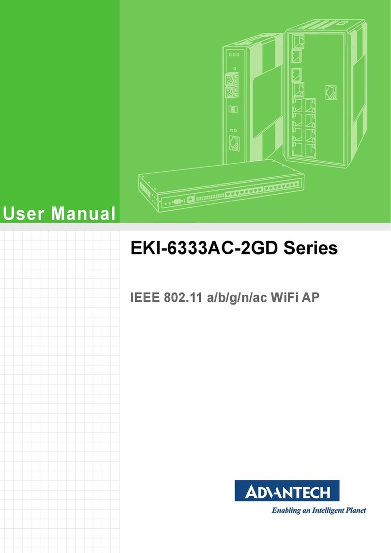Advantech EKI-6333AC-2GD Series user manual Advantech EKI-6333AC-2GD Series user manual