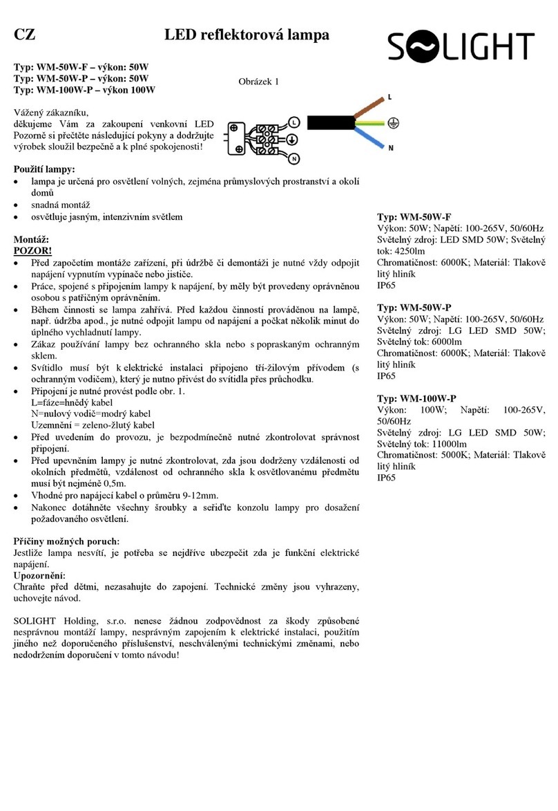 Solight WM-50W-P User manual