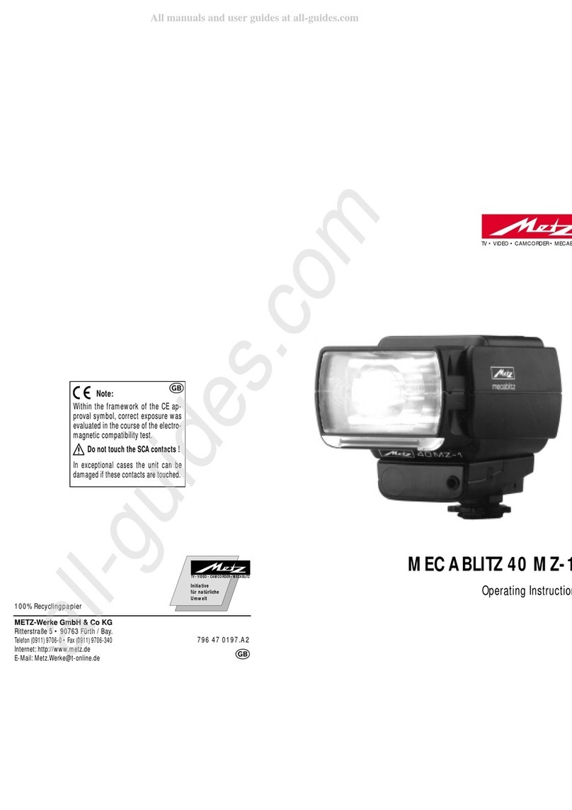 Metz MZ-1 operating instructions