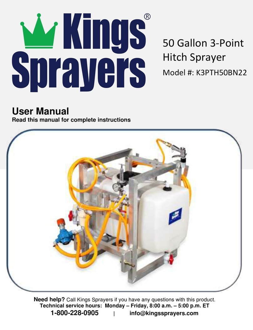 Kings Sprayers K3PTH50BN22 user manual