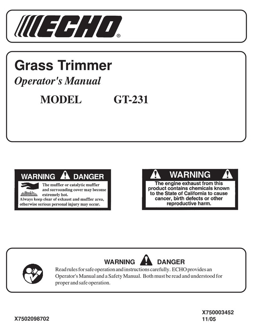 Echo GT-231 User manual