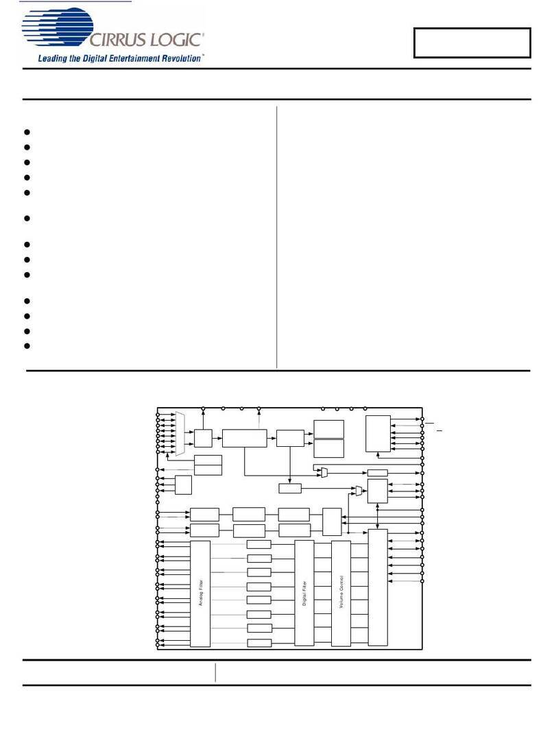 Cirrus Logic CDB42528 manual
