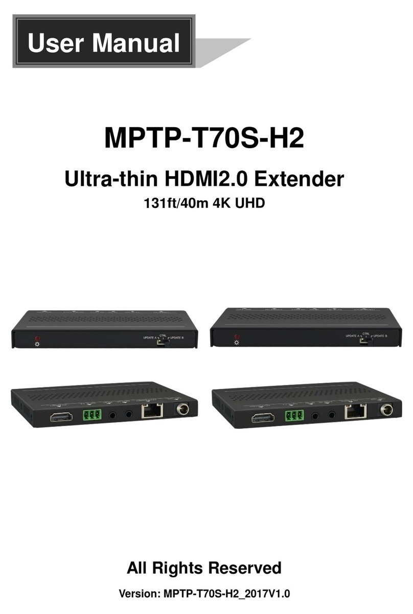 KanexPro MPTP-T70S-H2 User manual
