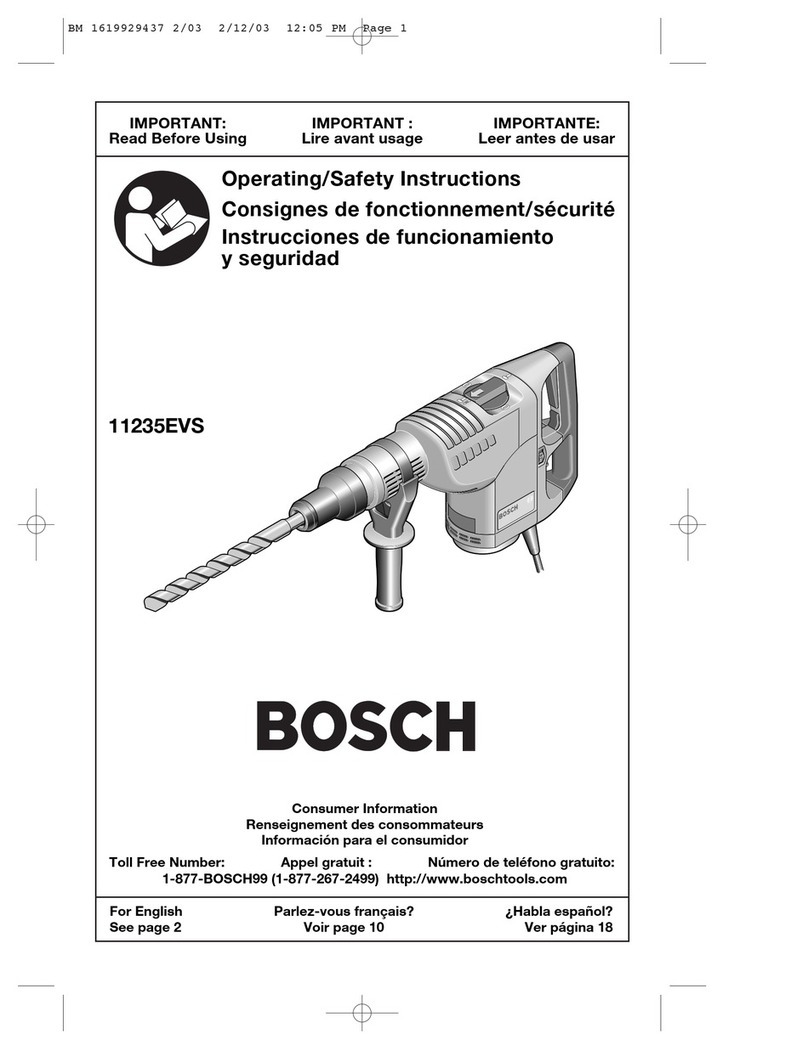 Bosch 11235EVS Assembly instructions