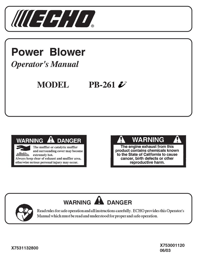 Echo PB-261 i User manual
