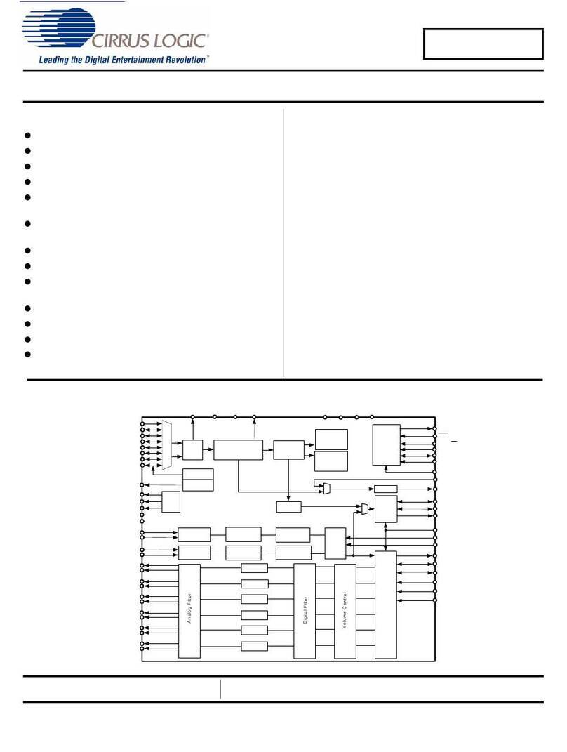 Cirrus Logic CS42526 manual