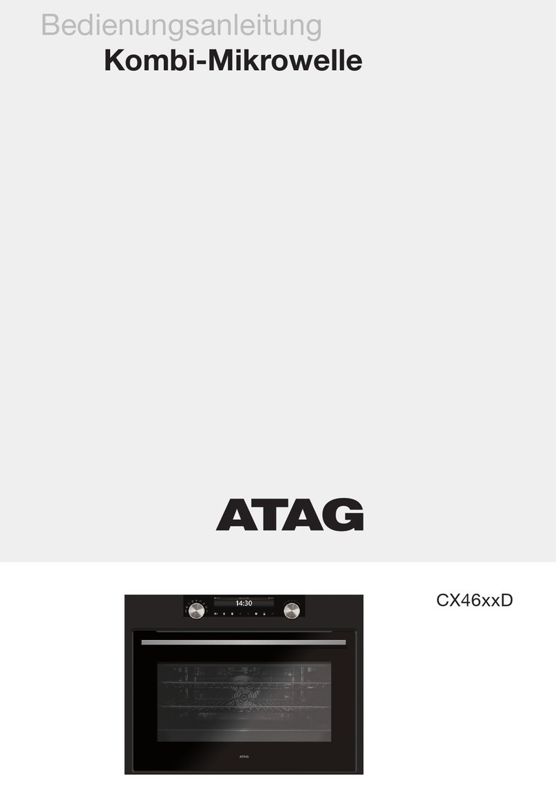 Atag CX46 D Series Instructions for use