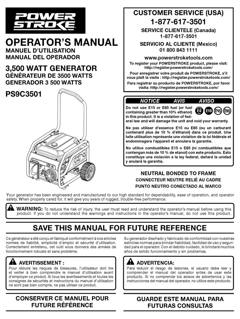Power Stroke PS9C3501 User manual