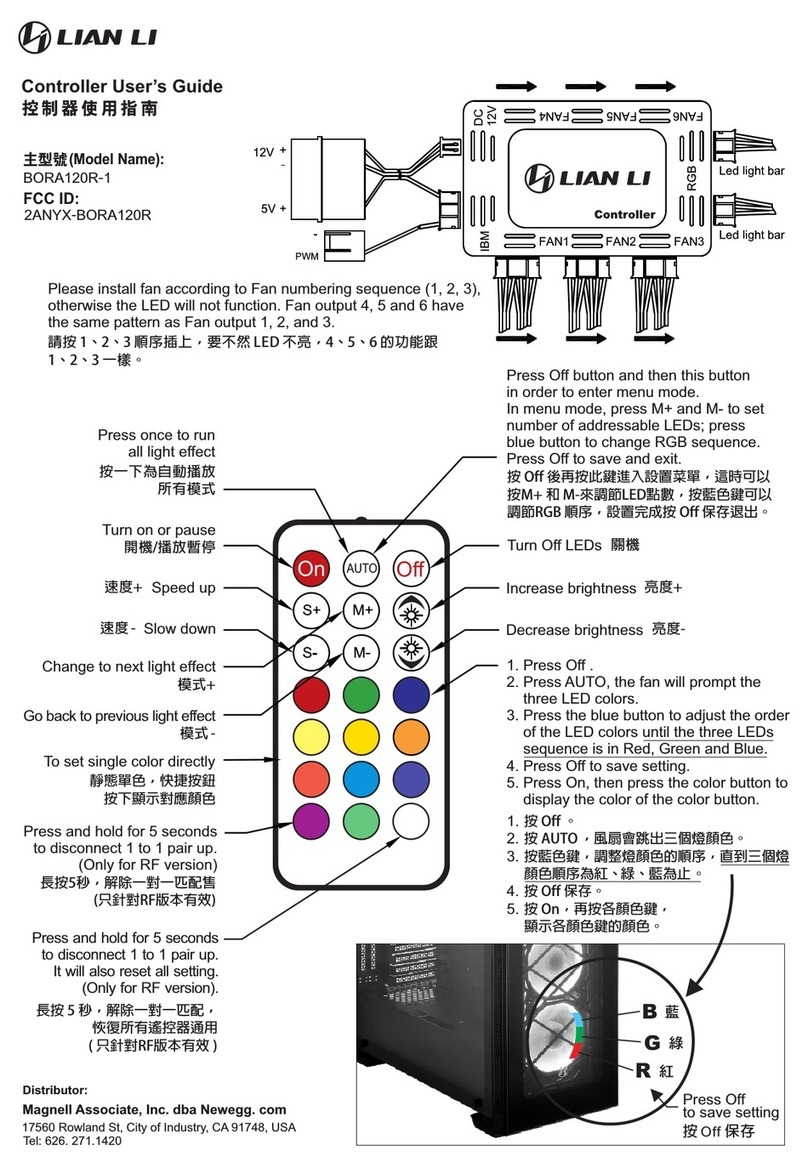 Lian-Li BORA120R-1 user guide