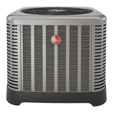 Rheem A13 Series User manual