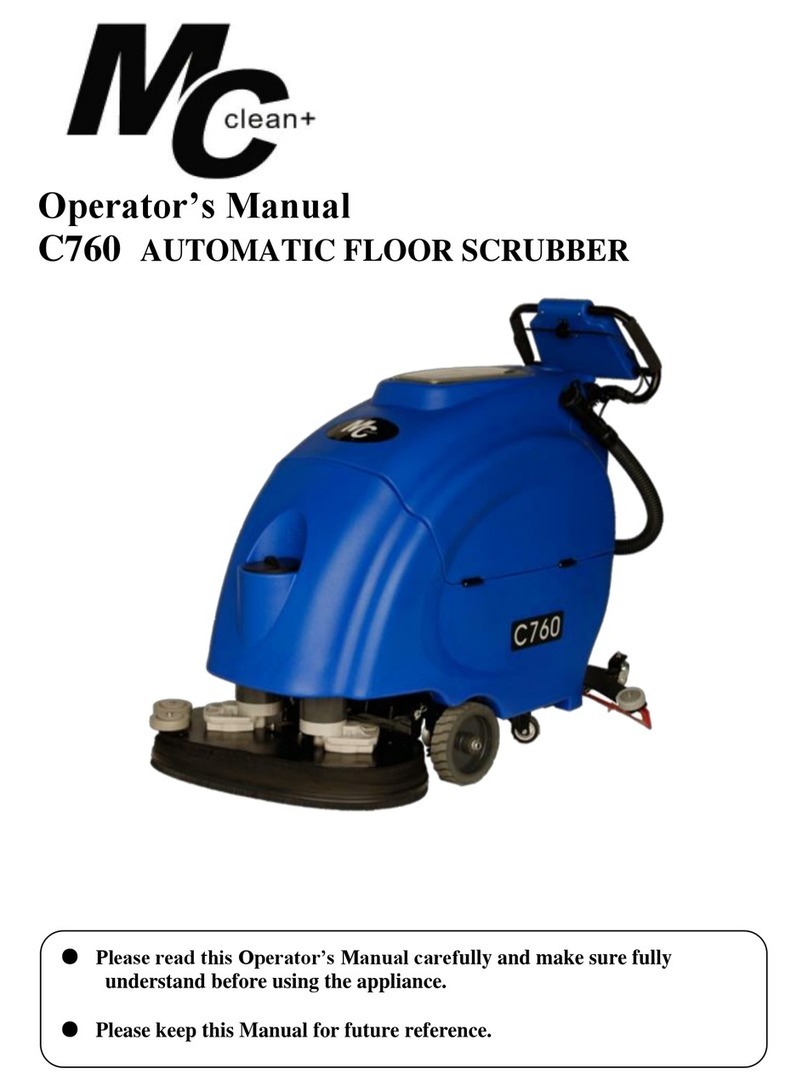 MC Clean+ C760 Operator's manual