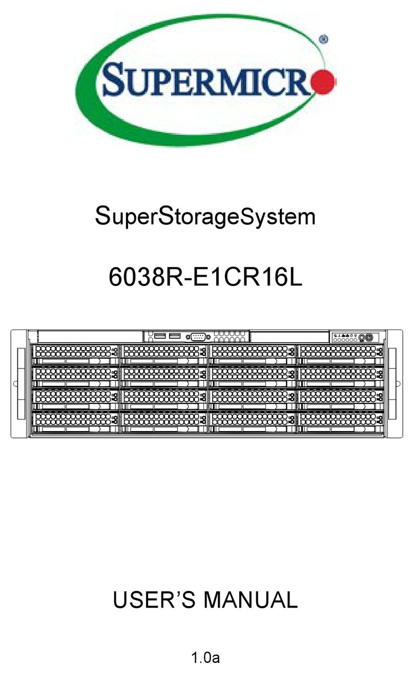 Supermicro SuperStorageSystem 6038R-E1CR16L User manual