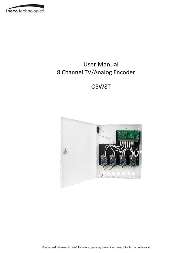 Speco OSW8T user manual