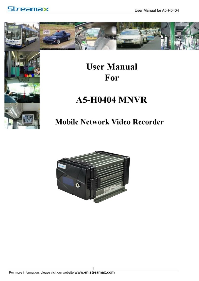 Streamax A5-H0404MNVR user manual