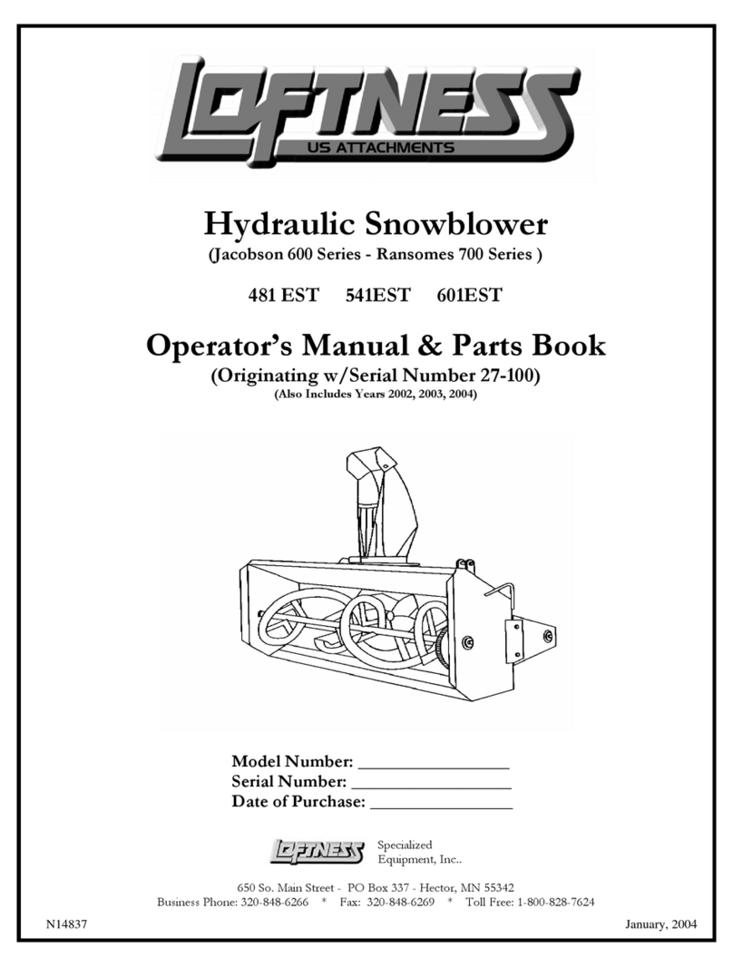 LOFTNESS 481 EST User manual