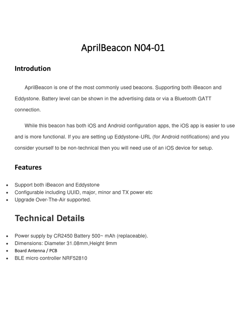 Brother AprilBeacon N04-01 quick start guide