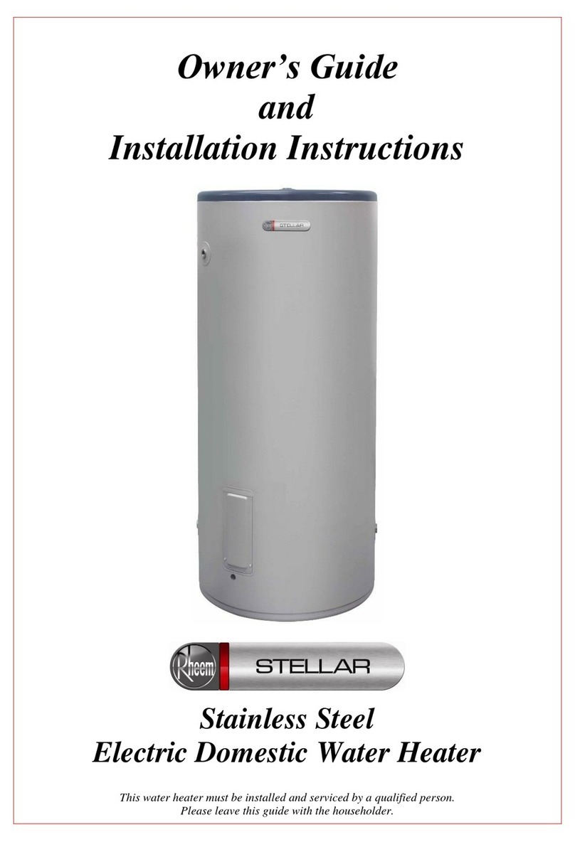 Rheem STELLAR 4A Series Technical Document Rheem STELLAR 4A Series Technical Document