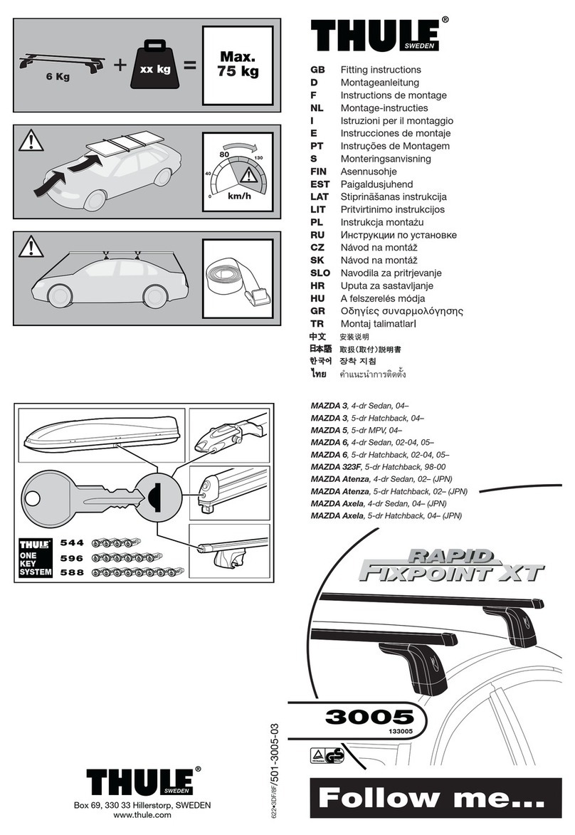 Thule Rapid Fixpoint XT 3005 User manual