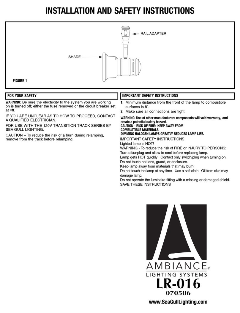 ambiance LR-016 Installation and safety instructions