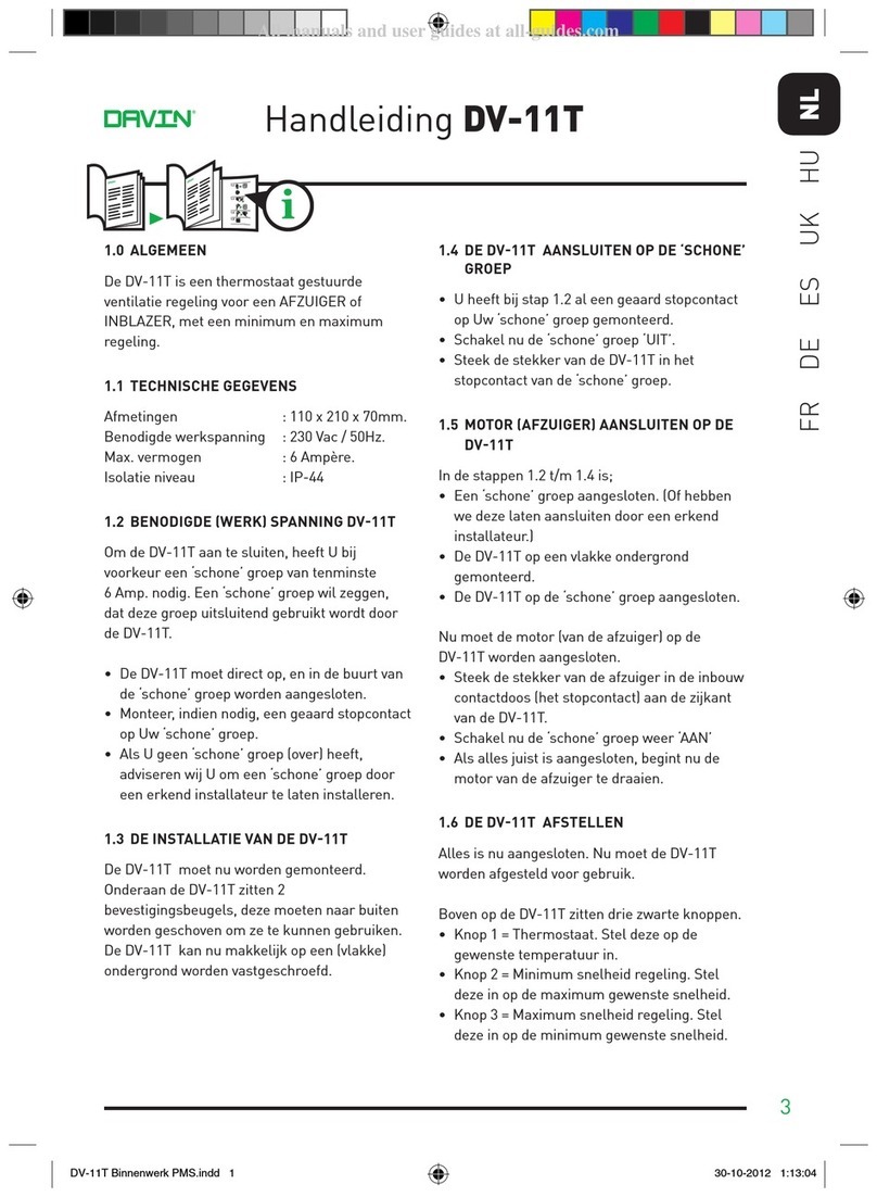 Davin DV-11T manual