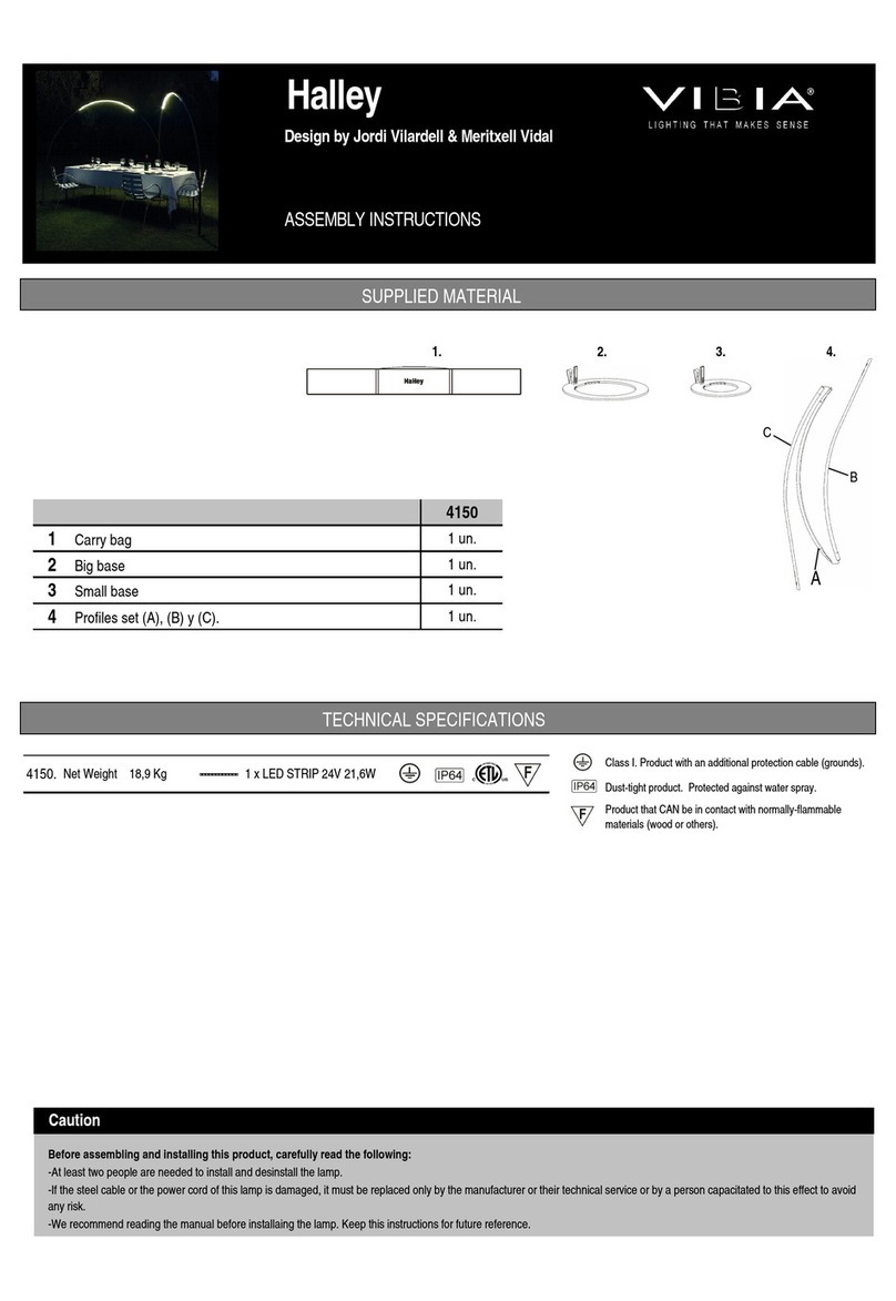 VIBIA Halley User manual