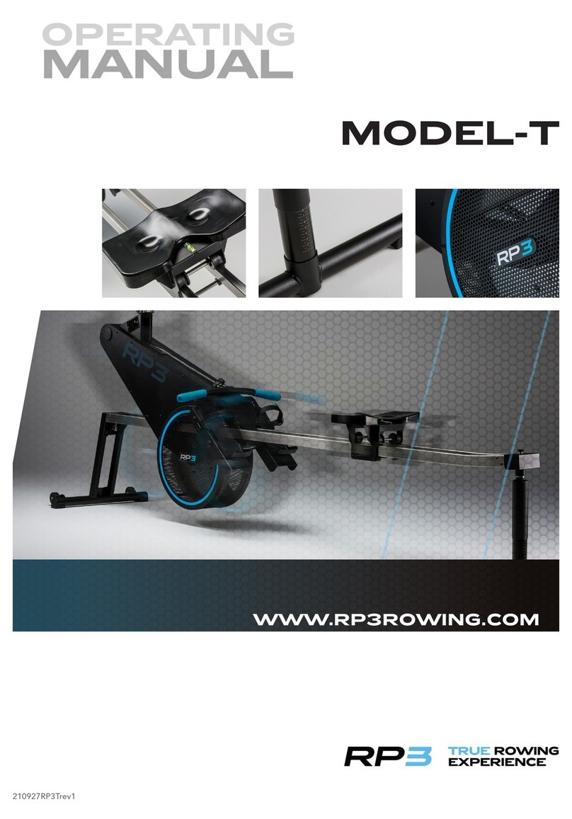 RP3 Rowing MODEL-T User manual