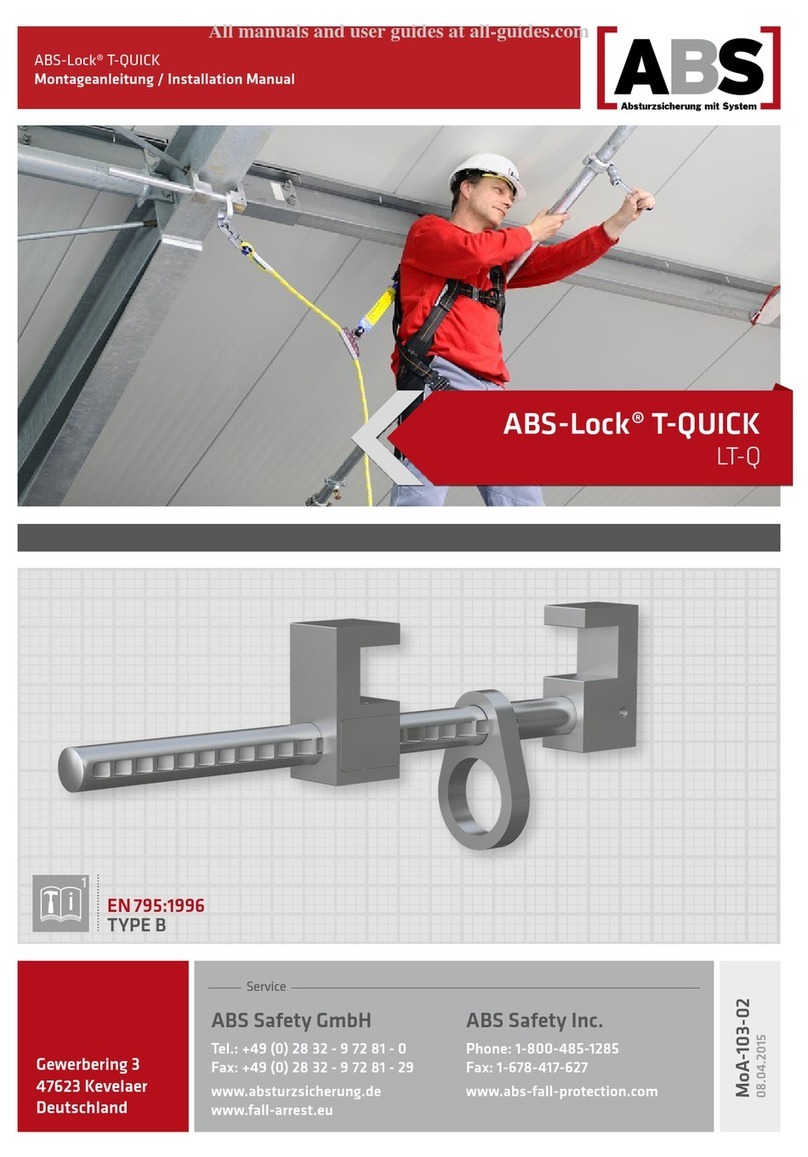 ABS Safety ABS-Lock T-QUICK installation manual
