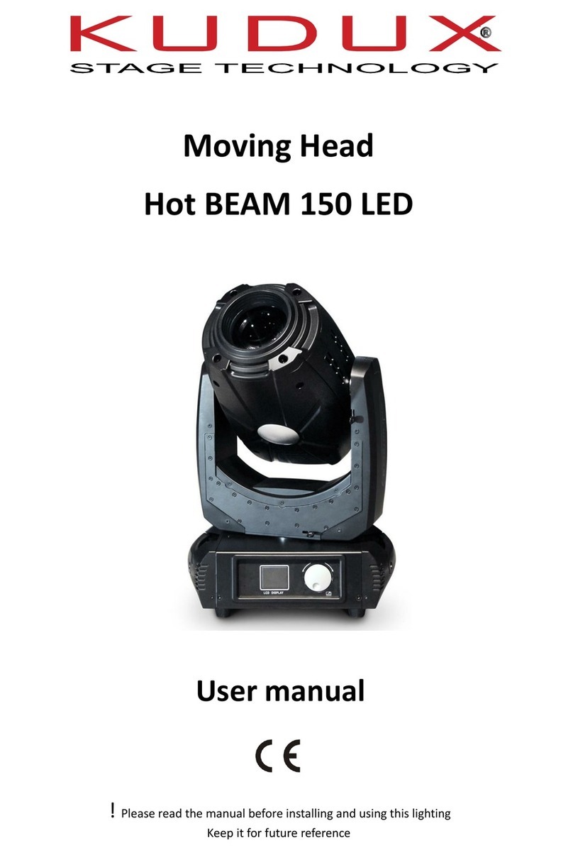 Kudux Hot BEAM 150 LED user manual