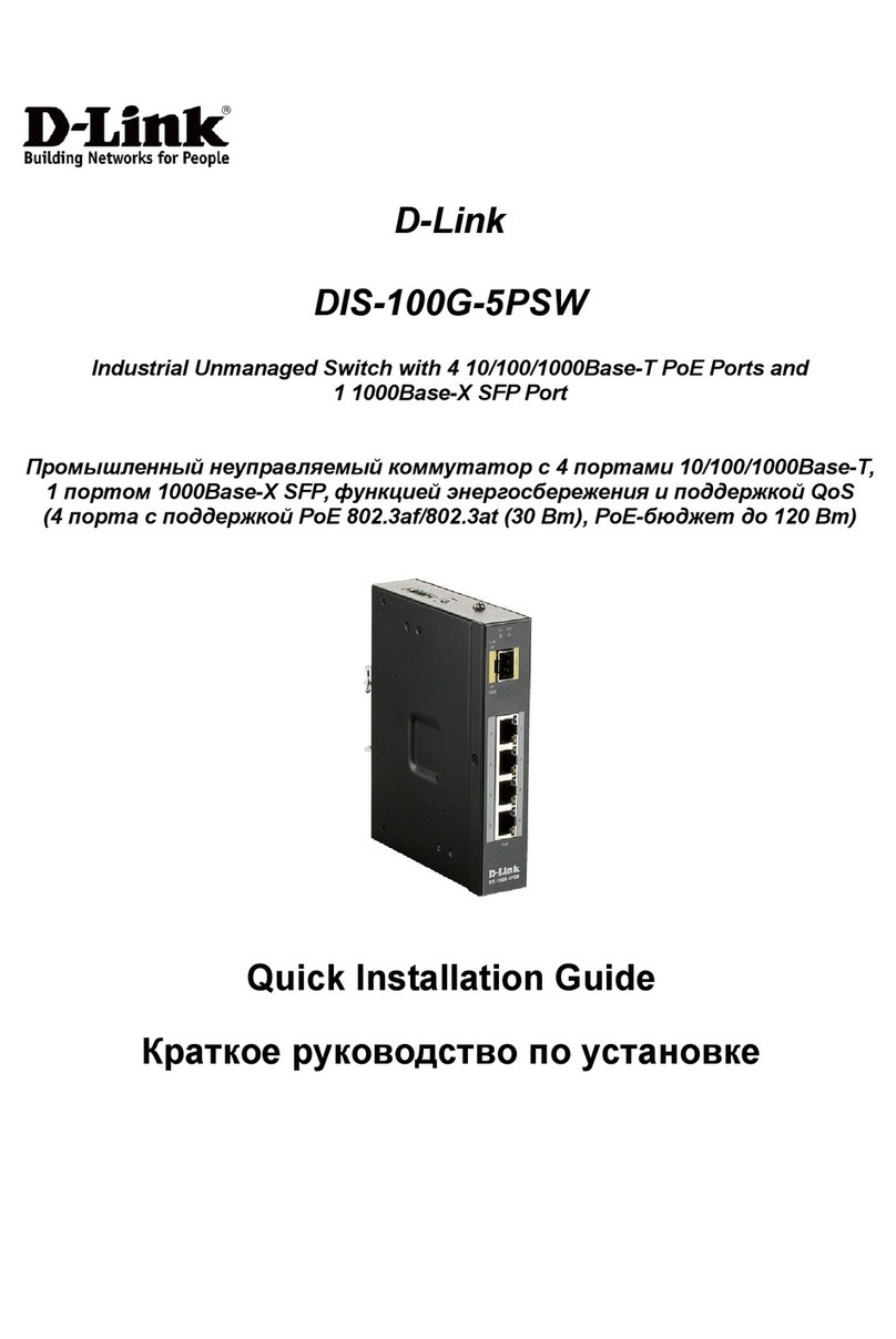 D-Link DIS-100G-5PSW User manual