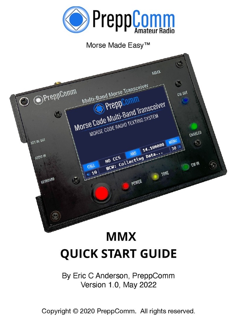 PreppComm MMX quick start guide