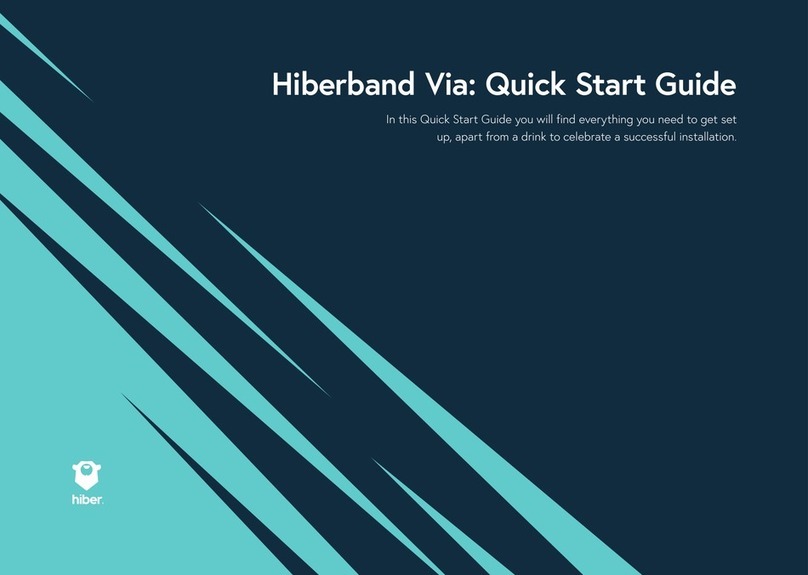 Hiber Hiberband Via quick start guide