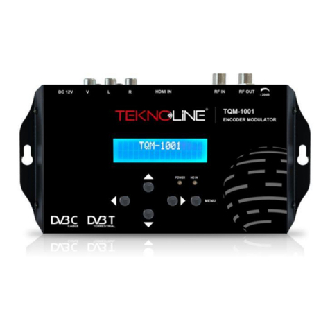 Teknoline TQM-1001 User manual