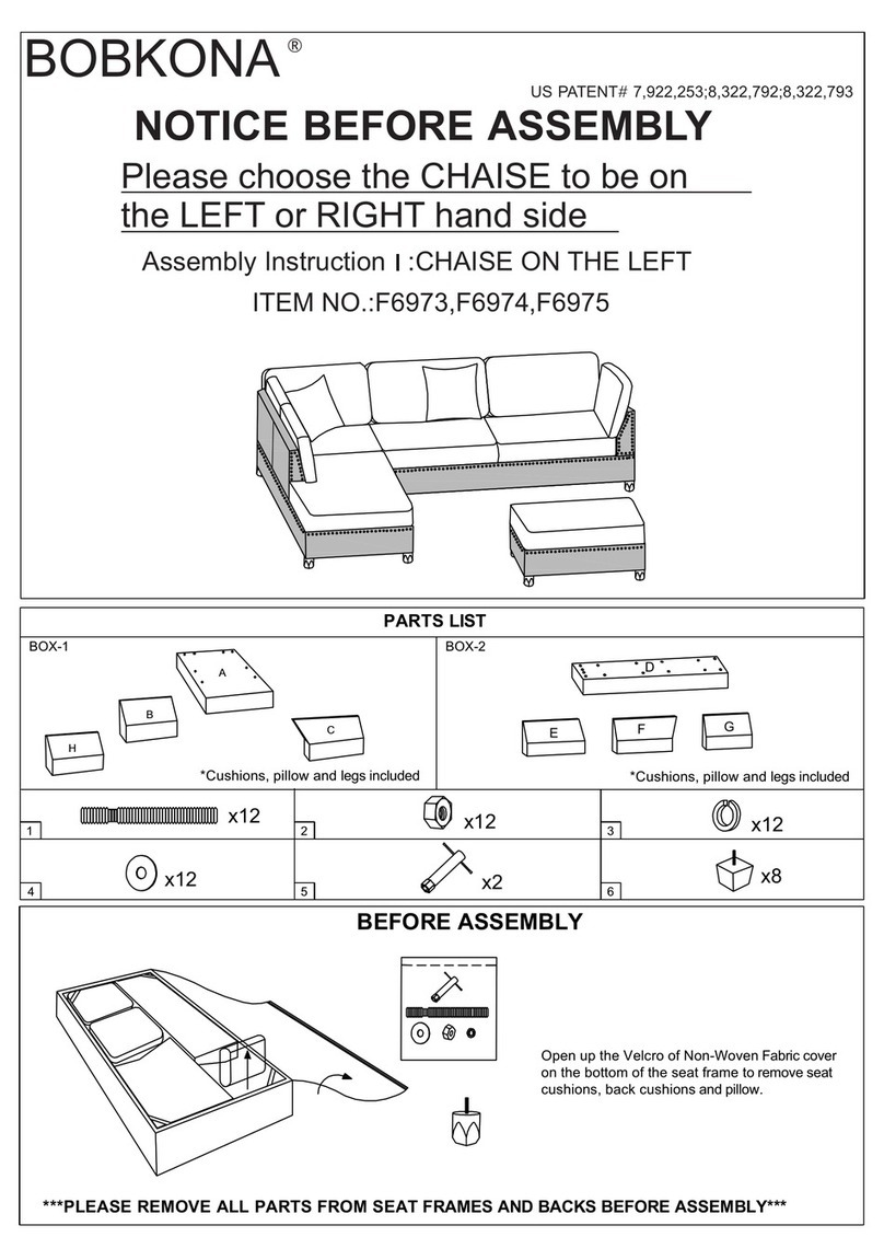 BOBKONA F6973 Assembly instruction