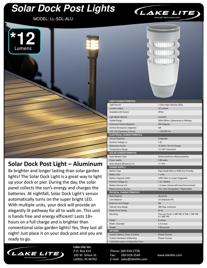 Lake Lite LL-SDL-ALU quick start guide