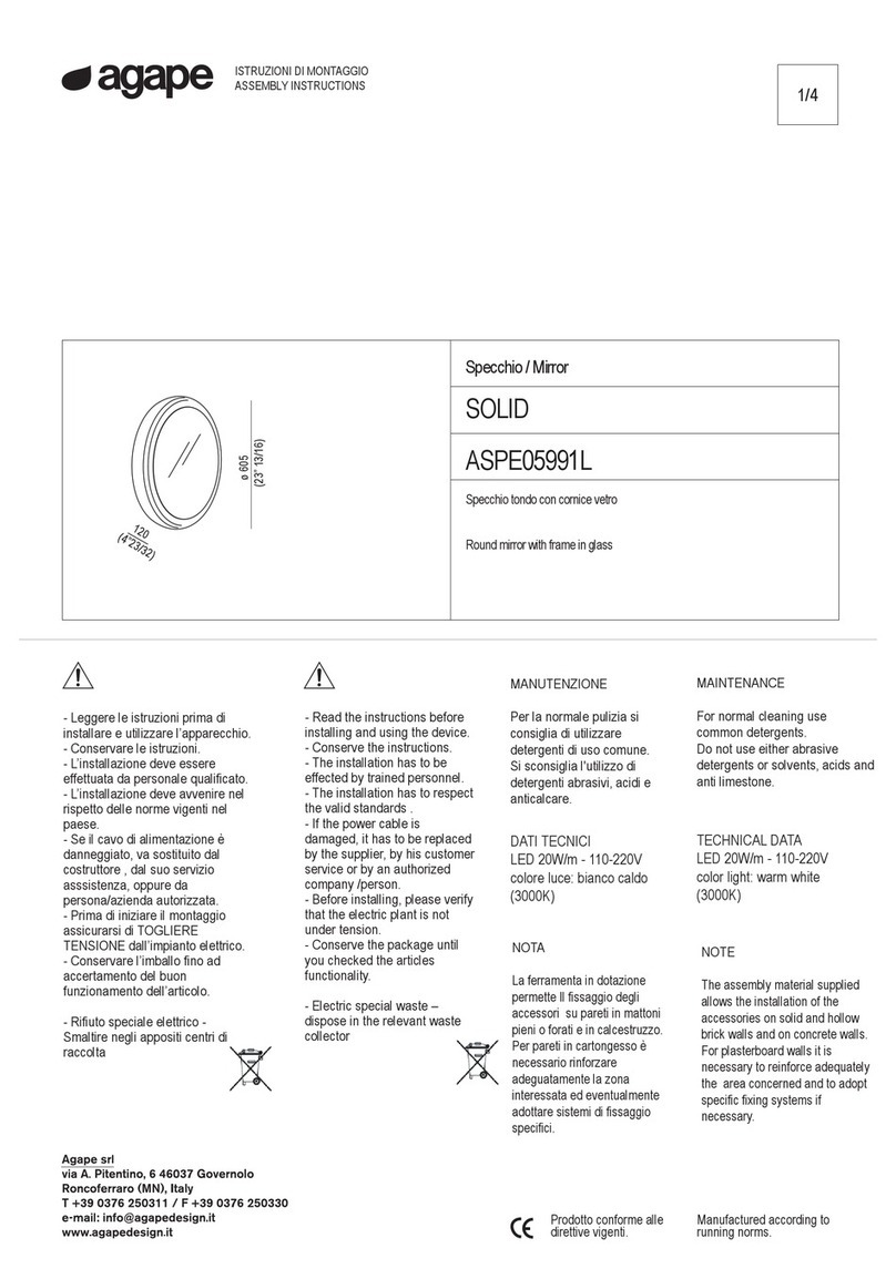 agape SOLID ASPE05991L quick start guide