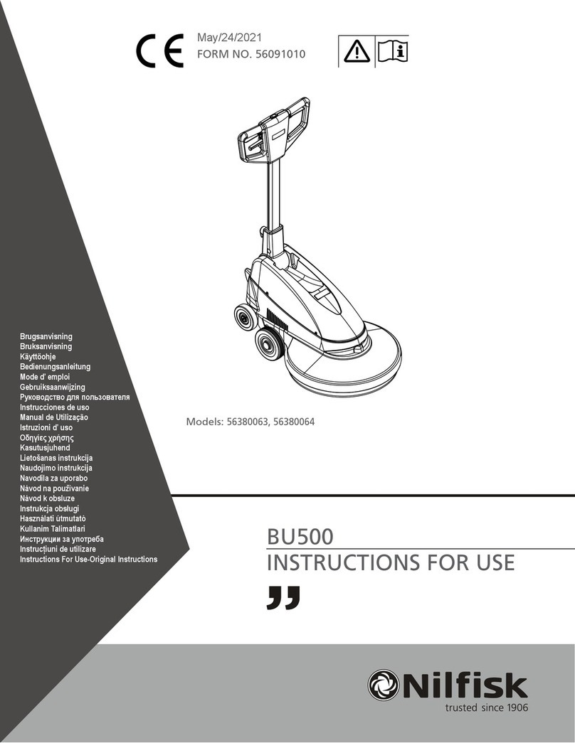 Nilfisk-Advance Spintec 551 UH Instructions for use