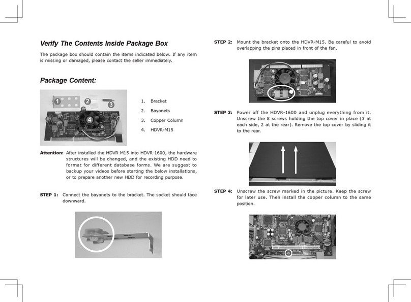 Planet HDVR-M15 User manual