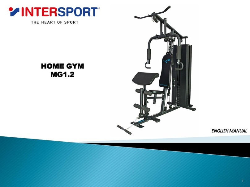 INTERSPORT HOME GYM MG1.2 manual