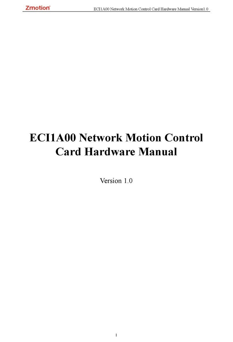Zmotion ECI1A00 User manual Zmotion ECI1A00 User manual