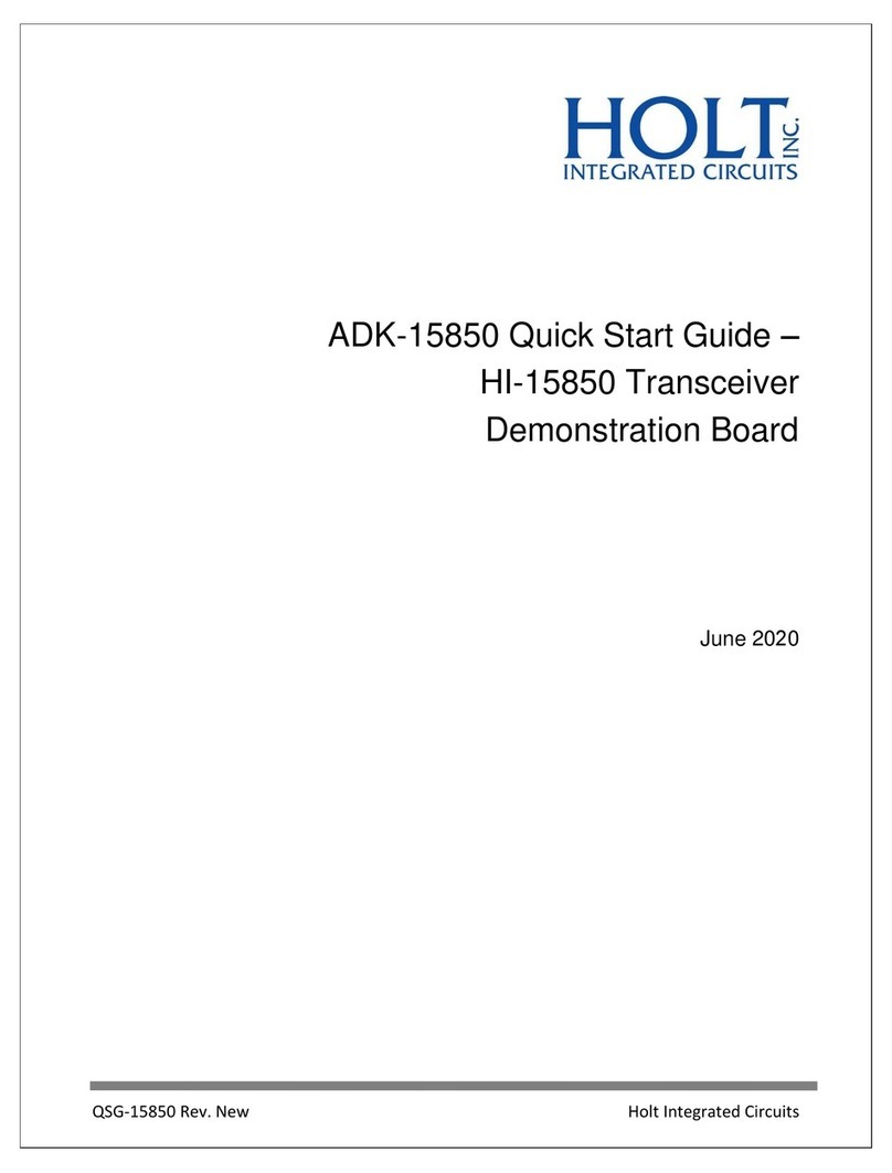 HOLT ADK-15850 quick start guide