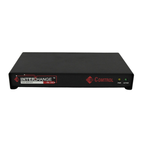 Comtrol InterChange Thin Server Operator's manual