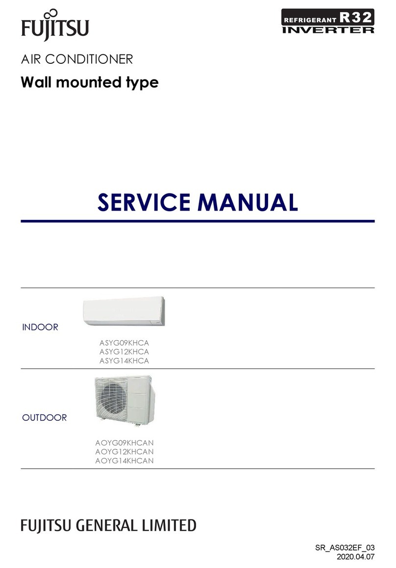 Fujitsu ASYG09KHCA User manual