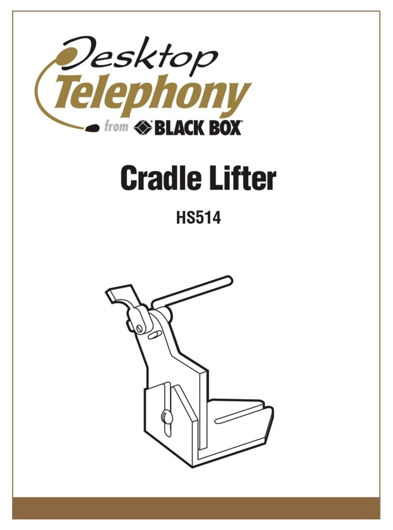 Black Box Desktop Telephony HS514 quick start guide