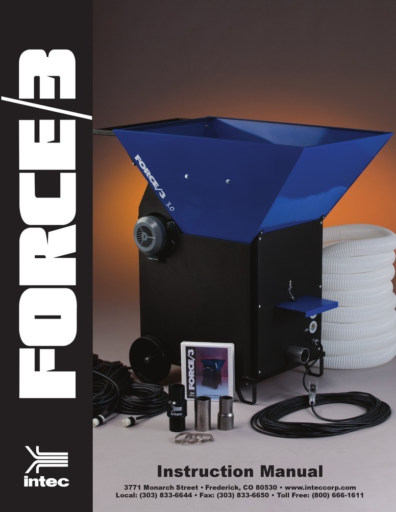 Intec FORCE 3 instruction manual