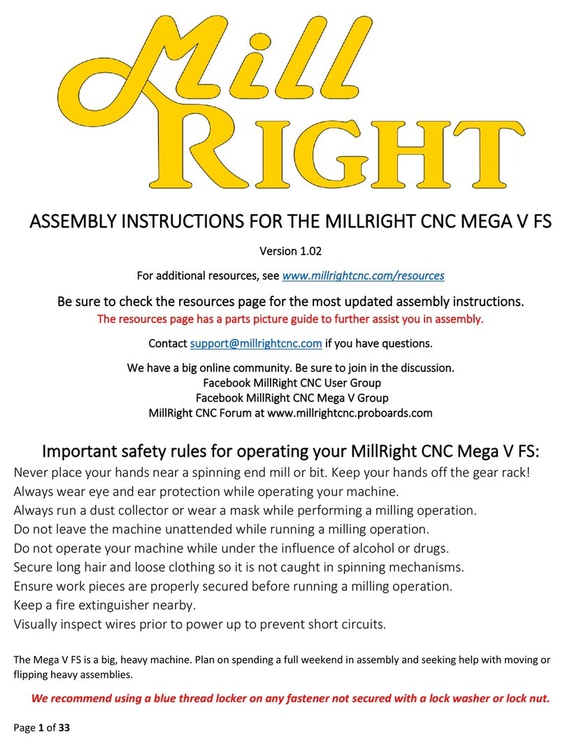 Mill-right MEGA V FS Assembly instructions