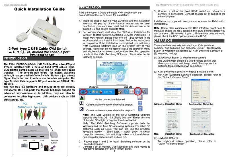 Multico EW-K1302DPC4K User manual