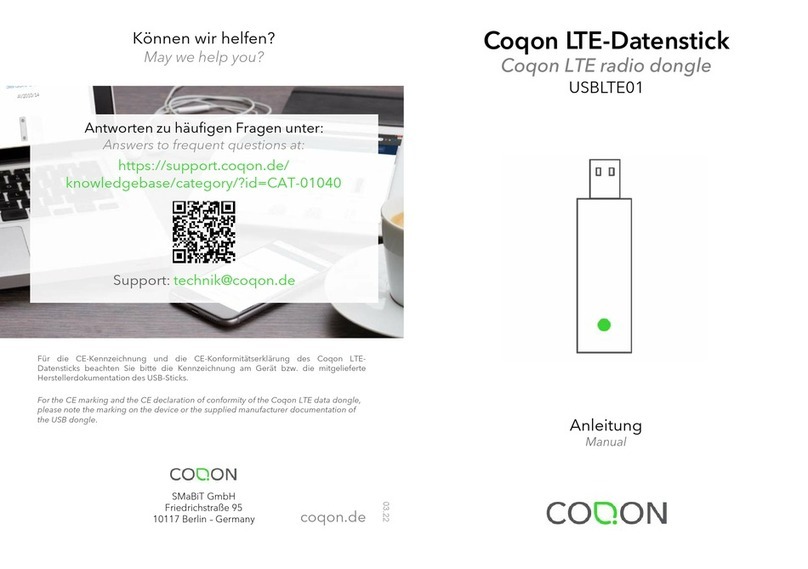 COQON USBLTE01 manual